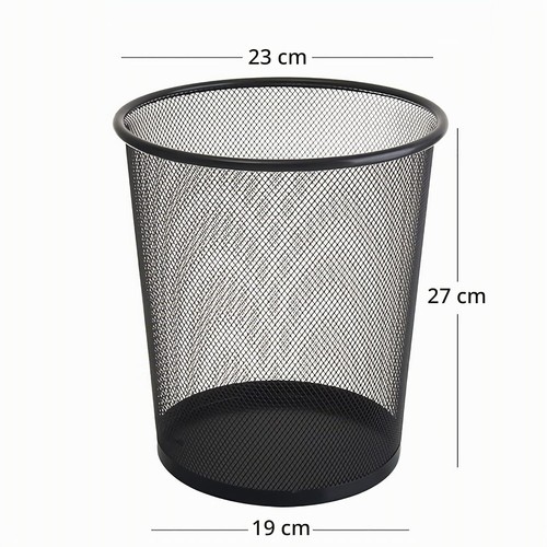Papierkorb drahtgeflecht 12l - papierkorb,